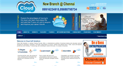 Desktop Screenshot of cloudsoftsol.com